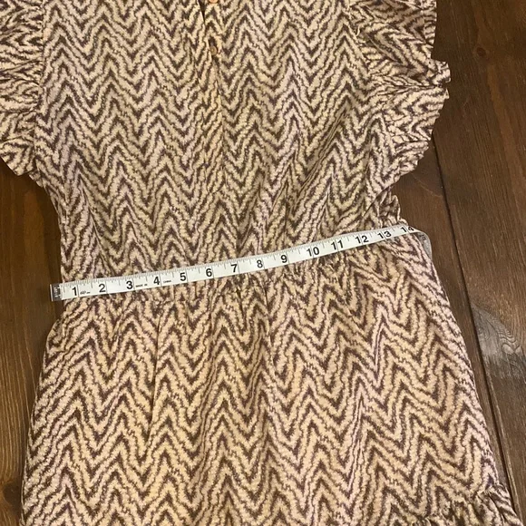 Joie Krystina C Dress in Melon Silk Cotton Blend. Size Medium - Picture 6 of 8